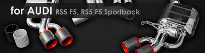 RS5 F5, RS5 F5 Sportback| Exhaust System | Capristo - Vorschalldämpferersatzrohre (Für Fahrzeuge ohne OPF Filtern und ohne OEM Abgasanlage.)
