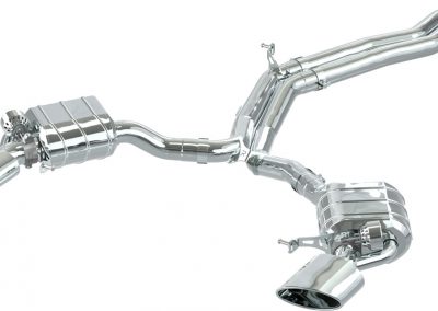 RS4 B9 | Exhaust System | Capristo - Front silencer replacement pipes (For vehicles without OPF filters and without OEM exhaust system)
