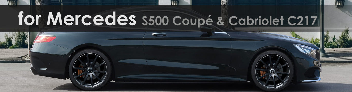 S500 Coupé & Cabriolet C217 | Capristo - Endschalldämpfer incl. MSD-Ersatzrohre und CES-3 mit ECE-Genehmigung (exclusive Cabriolet)