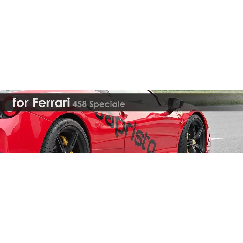 458 Speciale | Exhaust System | Capristo - 2x Scheiben kreisförmig 17mm (nur für hinten), Titan Radschrauben, Teilegutachten