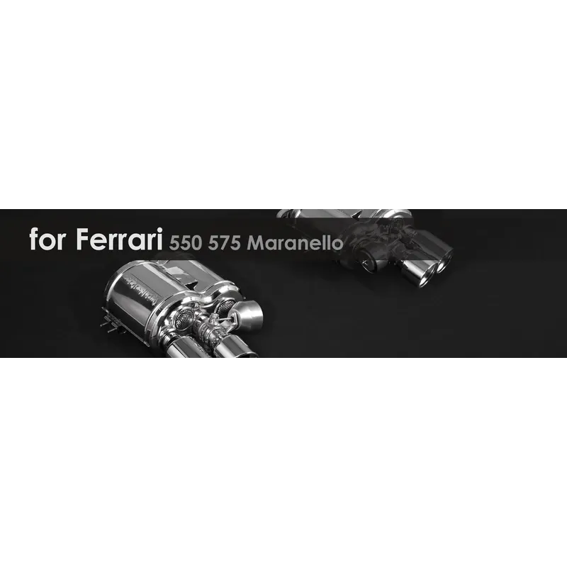 550 575 Maranello | Capristo - Exhaust system without exhaust valves for 550 and 575 Maranello