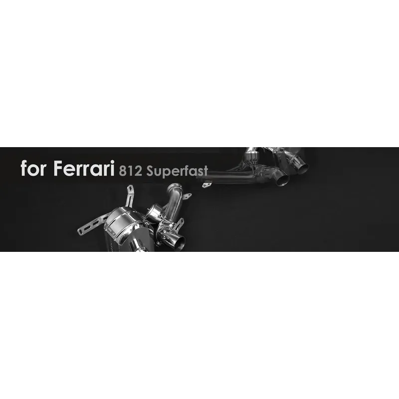 812 Superfast | Capristo - Downpipes 250 cells with heat protection
