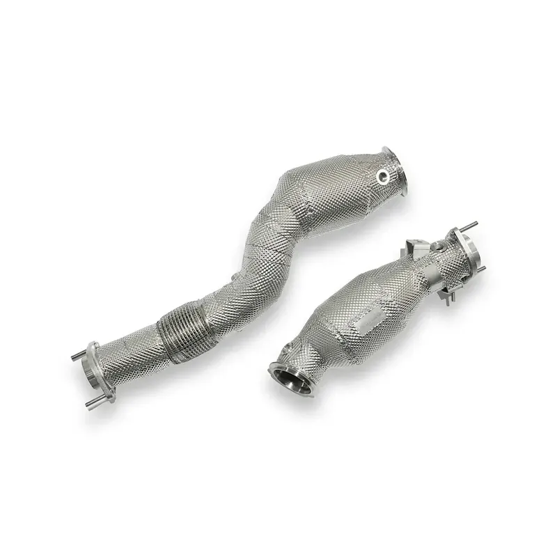 Hitzeschutz Downpipe Tuning-Teil aus Edelstahl für Auto, KTH Shop Tuning Zubehör