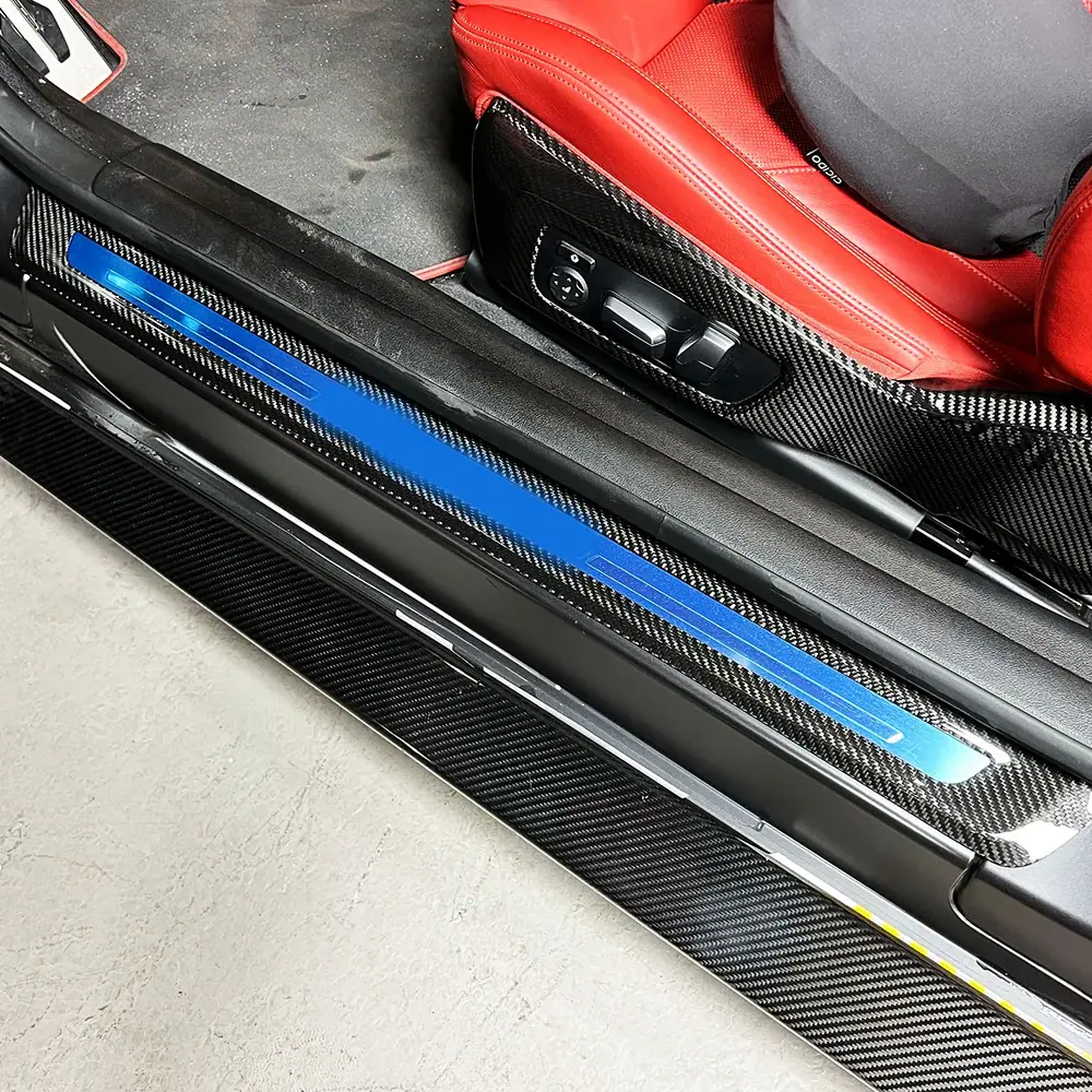 Aulitzky Einstiegsleisten Umrandung Cover Carbon passend für BMW M2 G87 (S58)