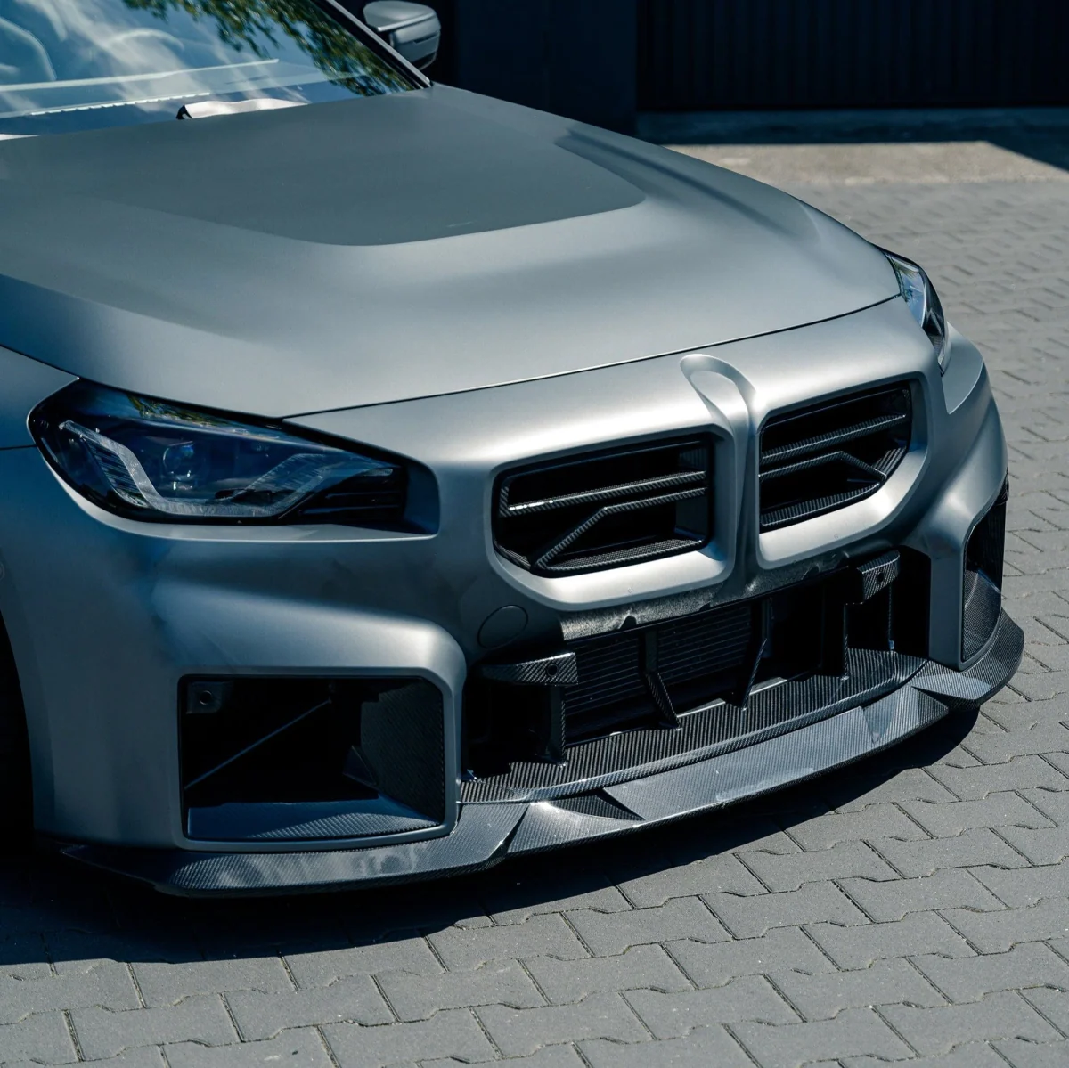 Aulitzky Frontgrill SOOQOO V-Style Carbon passend für BMW M2 G87 (S58)