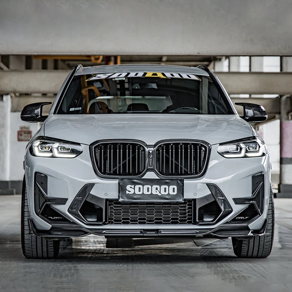 Aulitzky Frontspoiler SOOQOO Carbon passend für BMW X3M / X4M LCI F97 / F98 (S58)