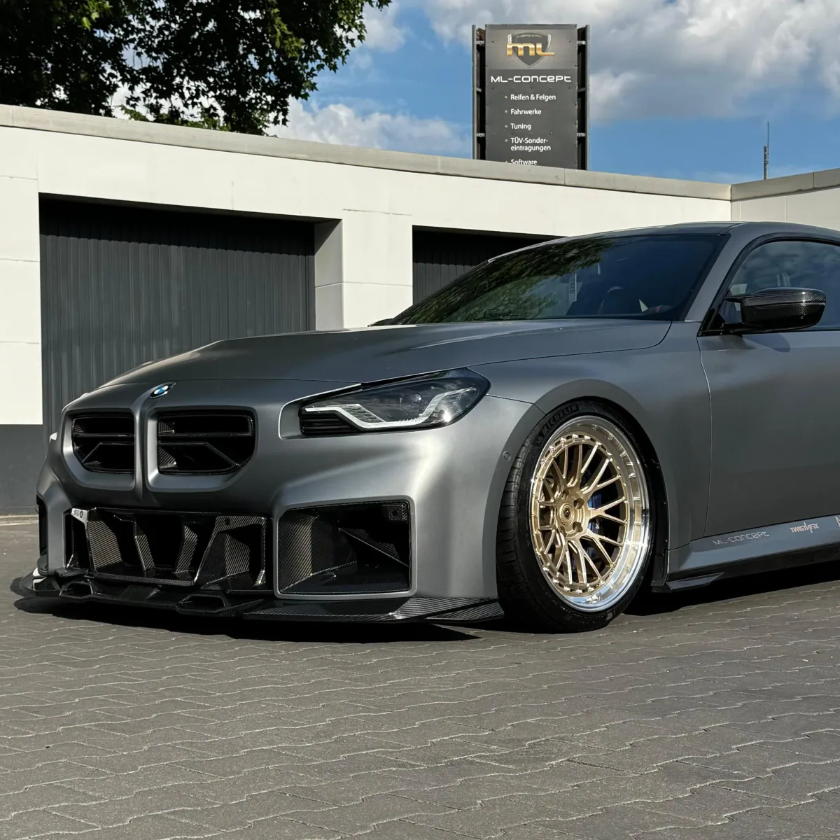 Aulitzky Frontspoiler SOOQOO V2-A Carbon passend für BMW M2 G87 (S58)