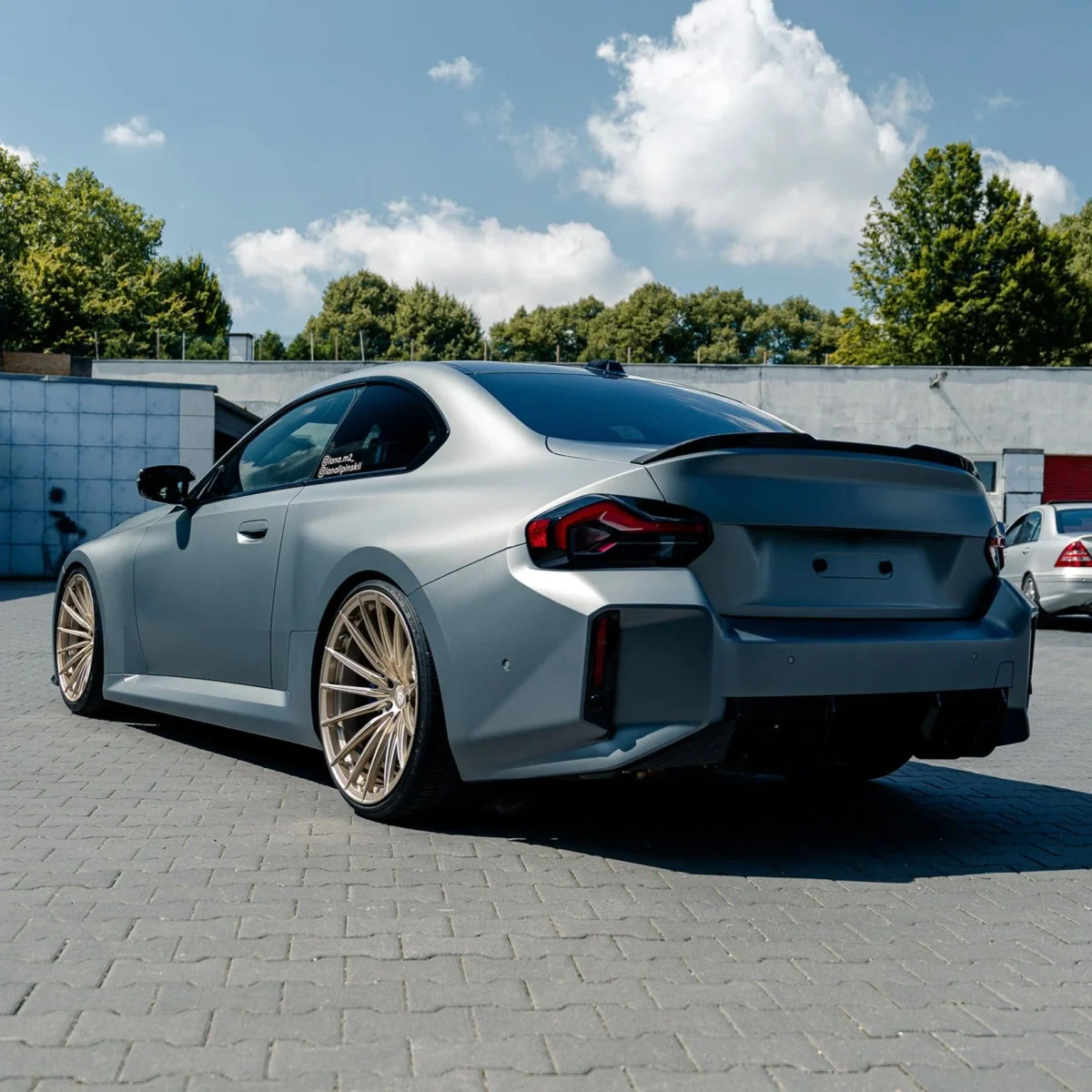 Aulitzky Heckspoiler Ducktail V-Style Carbon passend für BMW M2 / M240i / 2er G87 / G42 (Abbildung ähnlich)