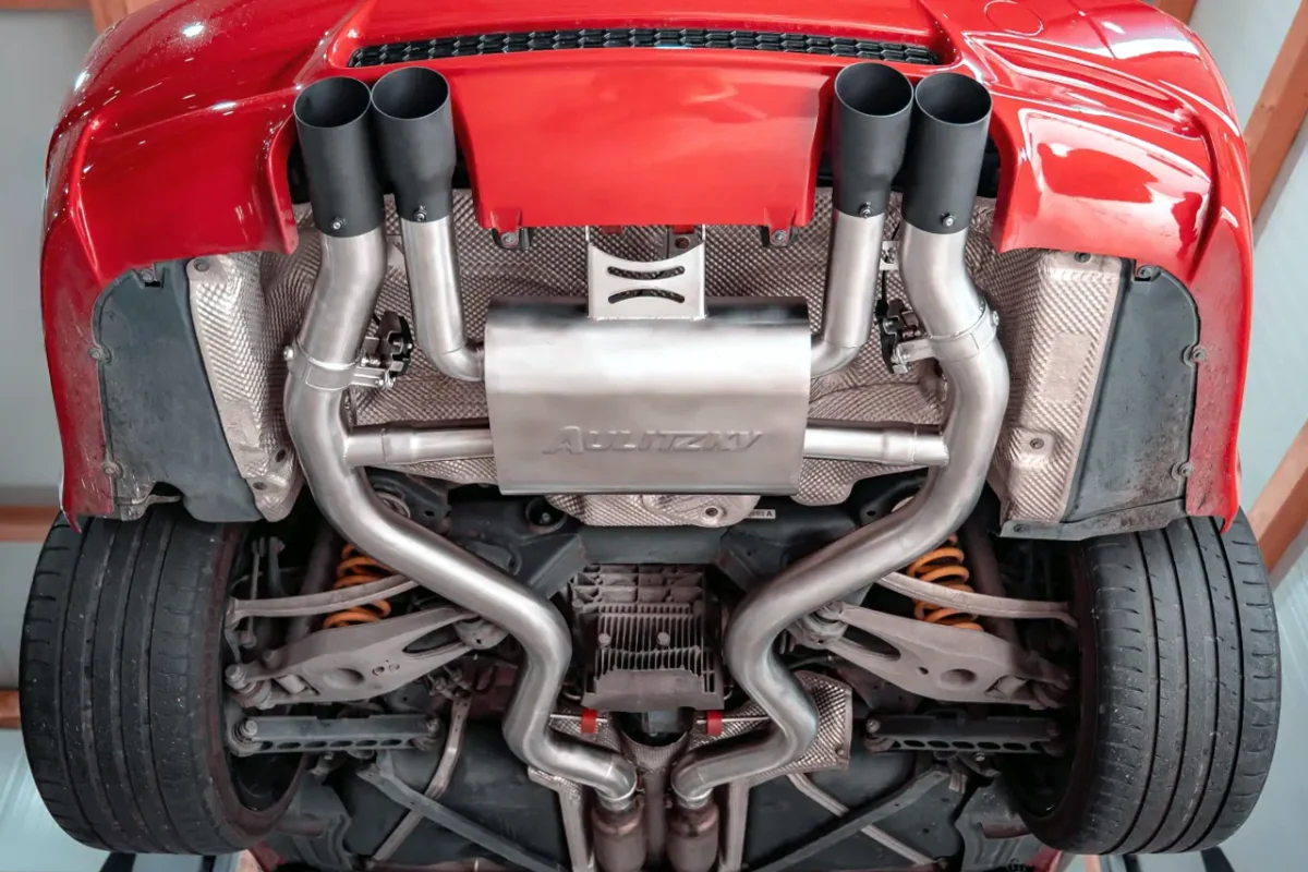 Aulitzky Klappenendschalldämpfer passend für BMW M3 E90 / E92 (S65)
