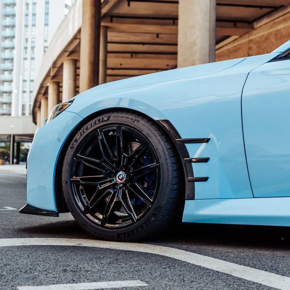 Aulitzky Kotflügelverbreiterung vorne Carbon passend für BMW M2 G87 (S58)