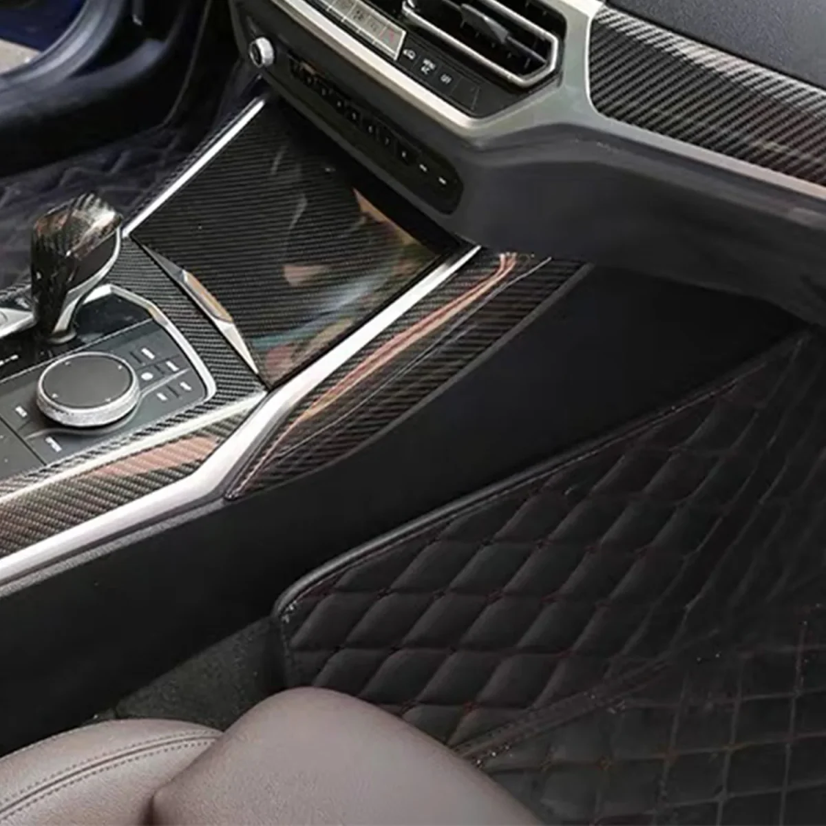 Aulitzky Mittelkonsolen Seiten Cover Carbon passend für BMW M2 / M3 / M4 G80 / G81 / G82 / G83 / G87
