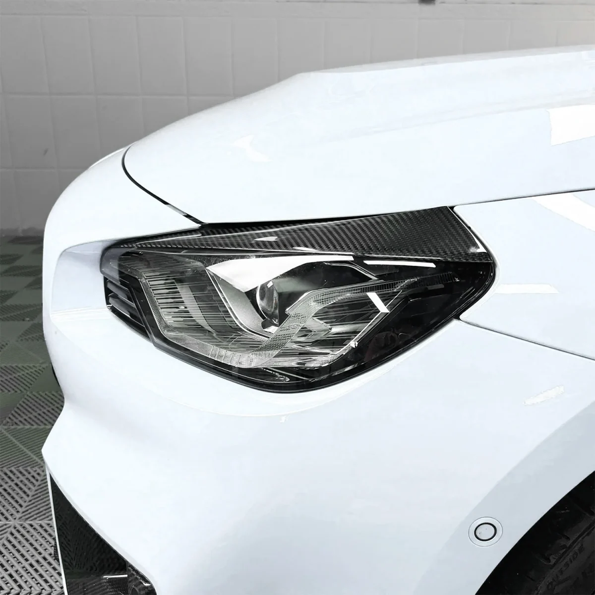Aulitzky Scheinwerfer Augenbrauen Carbon passend für BMW M2 G87