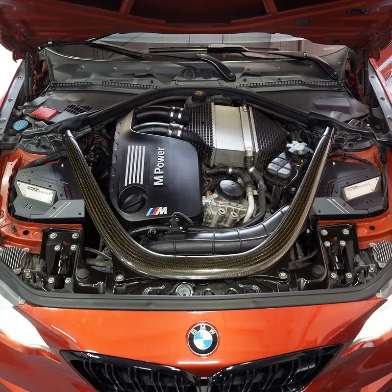 BMW M2 Competition (F87) S55 3.0L I6 Twin-Turbo Cold Air Intake System – BlackBoost performance part