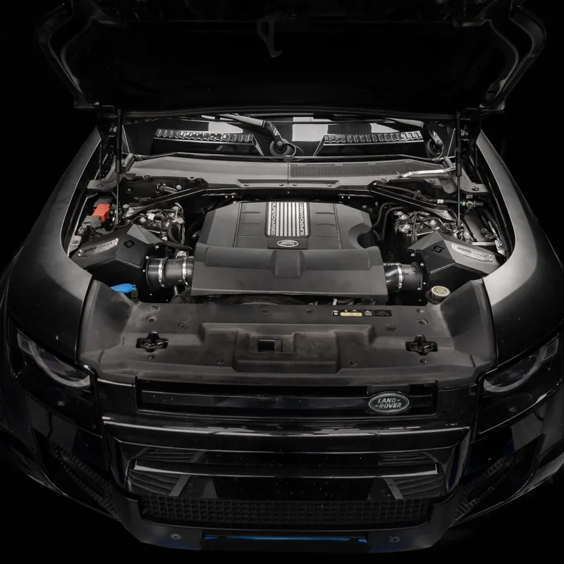 Land Rover Defender P525 110 L663 5.0L V8 Supercharged Cold Air Intake System – BlackBoost performance part