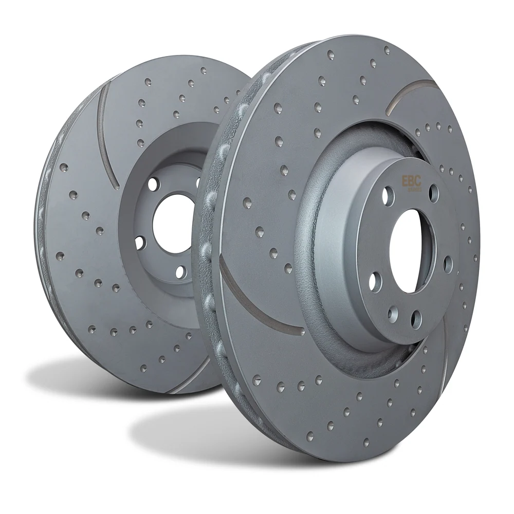 EBC Turbo Groove Disc Sportbremsscheibe GD1409 passend für Opel Agila A