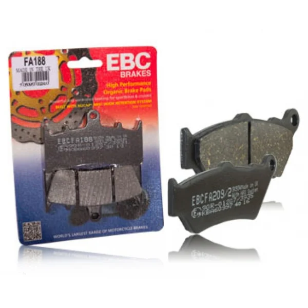 EBC Blackstuff Bremsbeläge passend für Gilera Eaglet (MJ 1993–1998), Aprilia SX 125 (MJ 2007–2013) u. a.