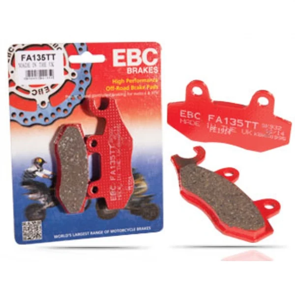 EBC Redstuff Bremsbeläge passend für Yamaha YZF-R125 (RE06), Yamaha XT 660 Z Ténéré (MJ 2008–2016) u. a.