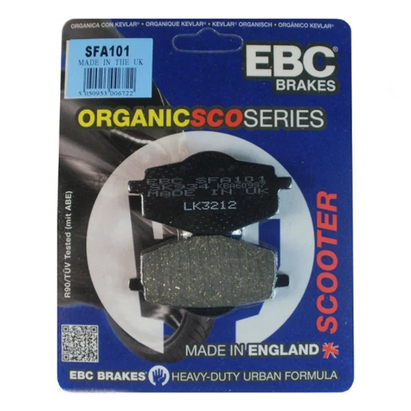 EBC Scooter Bremsbeläge passend für BMW C1 (MJ 2000–2003), Beta Euro 350 (MJ 2001–2006)