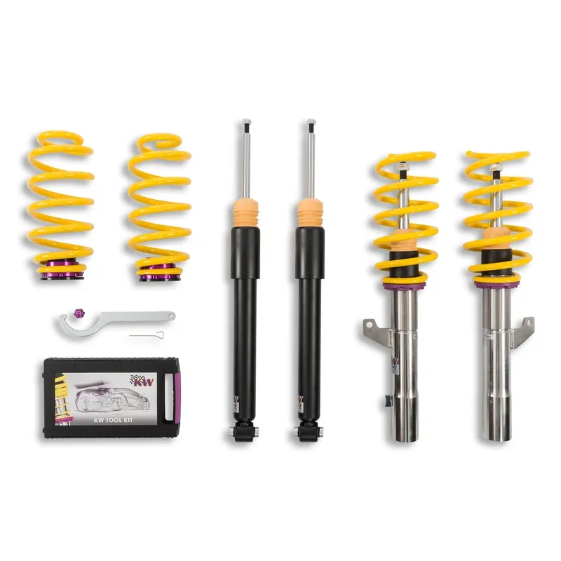 KW Gewindefahrwerk V1 inox passend für Volkswagen Touran II / Volkswagen Touran I