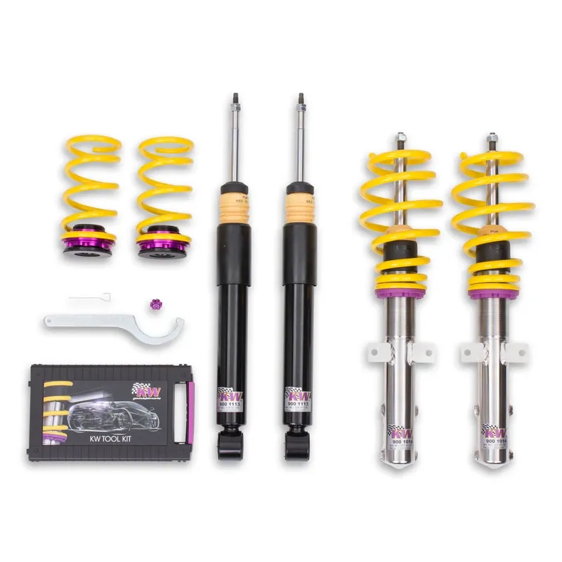 KW Gewindefahrwerk V1 inox passend für Renault Clio IV (X98) / Renault Clio III (X85)