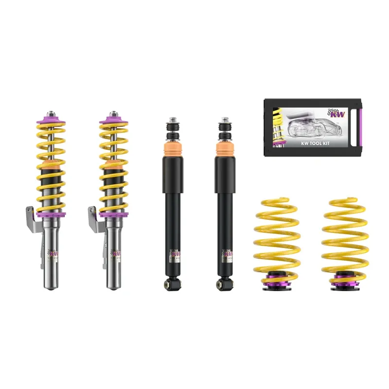 KW Gewindefahrwerk V2 inox passend für Smart fortwo W451
