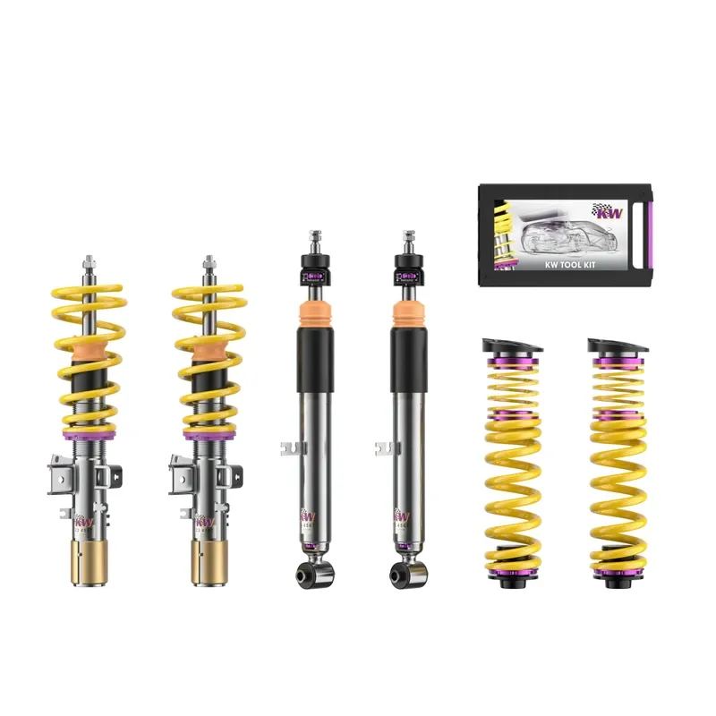 KW Gewindefahrwerk V3 inox (inkl. Stilllegung f. elektr. Dämpfer) passend für BMW 3er G20 / BMW 4er G22 u. a.