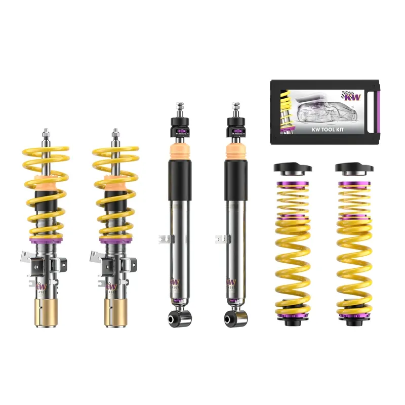 KW Gewindefahrwerk V3 inox (inkl. Stilllegung f. elektr. Dämpfer) passend für BMW 3er G20 / BMW 2er G42