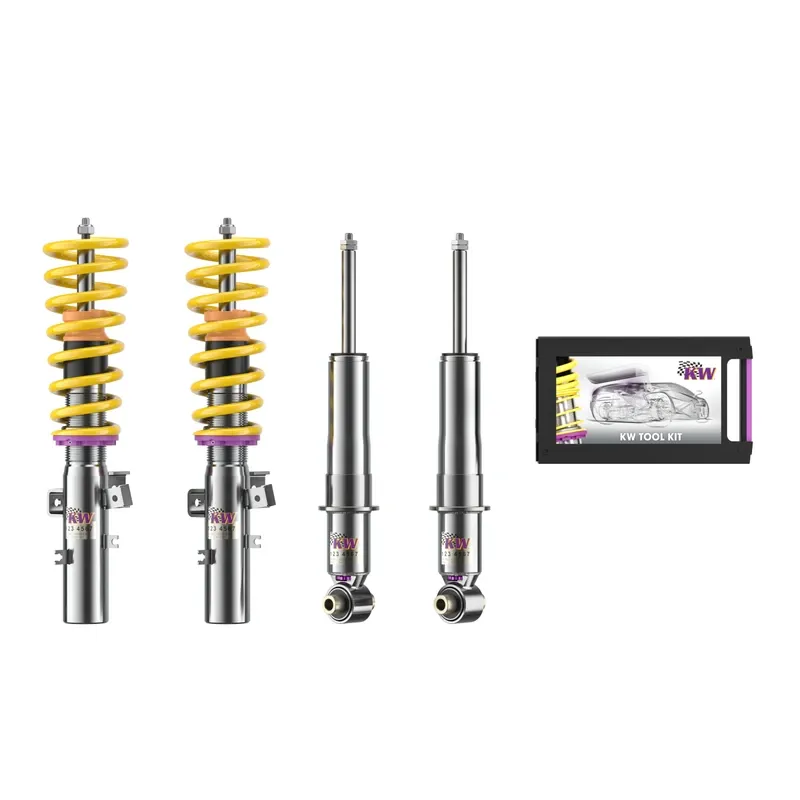KW Gewindefahrwerk V3 inox (inkl. Stilllegung f. elektr. Dämpfer) passend für BMW i4 G26