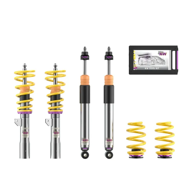 KW Gewindefahrwerk V3 inox passend für BMW 1er F70 / BMW 2er Gran Coupé F74