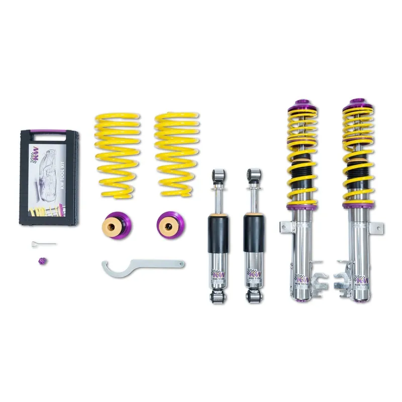 KW Gewindefahrwerk V3 inox passend für Fiat 500 312 / Ford Ka B420