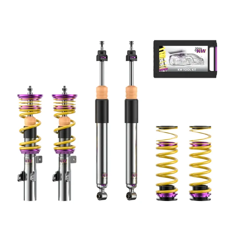 KW Gewindefahrwerk V3 inox (inkl. Stilllegung f. elektr. Dämpfer) passend für Honda Civic X / Honda Civic XI