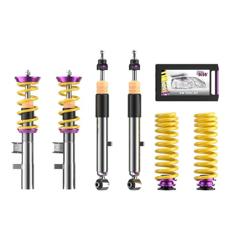 KW Gewindefahrwerk V3 inox (inkl. Stilllegung f. elektr. Dämpfer) passend für Kia Stinger CK