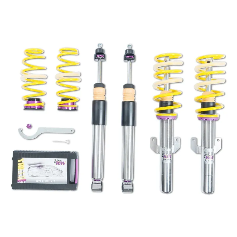 KW Gewindefahrwerk V3 inox passend für Seat Ibiza KJ / Volkswagen Polo VI AW u. a.