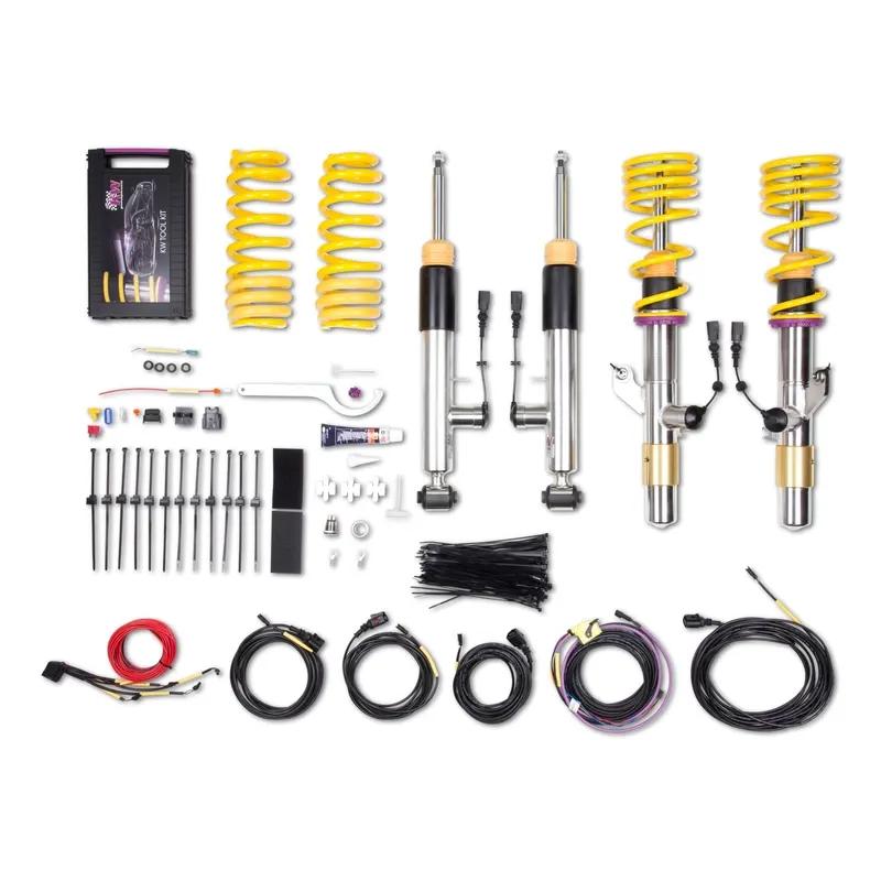 KW DDC - ECU Gewindefahrwerk inox passend für BMW 3er F30 / BMW 4er F32