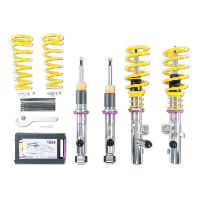 KW DDC - Plug & Play Gewindefahrwerk inox passend für BMW X3 F25 / BMW X4 F26 u. a.