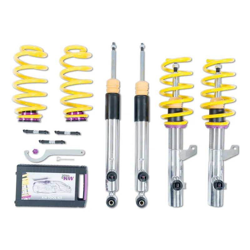 KW DDC - Plug & Play Gewindefahrwerk inox passend für Volkswagen Touran II / Volkswagen Touran I