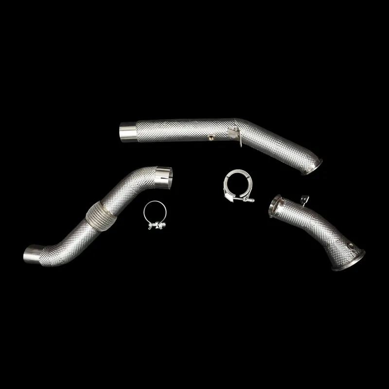 Land Rover Defender P400 130 (L663) PT306 3.0L I6 Turbo Catless Downpipes – BlackBoost performance part