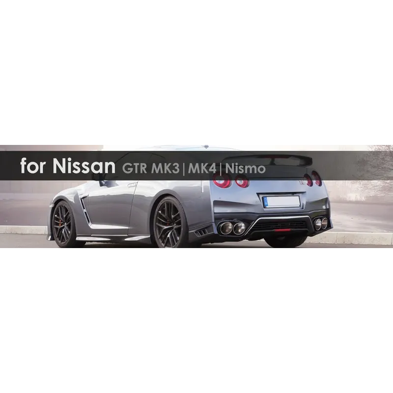 GTR MK3|MK4|Nismo | Capristo - Downpipes (L/R) mit 250 Zellen Sportkat für originale und Capristo Abgasanlage