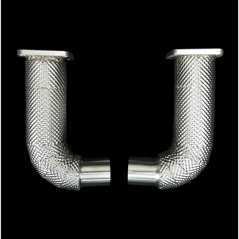 Porsche 911 Turbo (991.2) 9A1.3 3.8L F6 Twin-Turbo Catless Downpipes – BlackBoost performance part