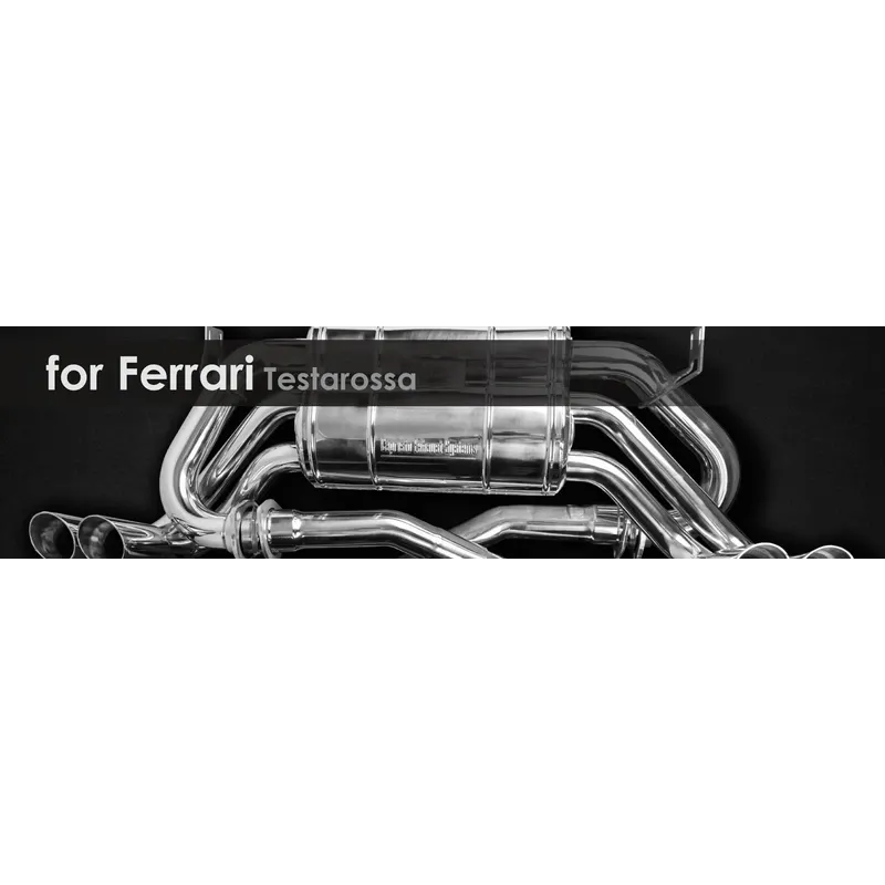 Testarossa | Capristo - Exhaust system with exhaust flaps and adapter set, incl. EVCU-1