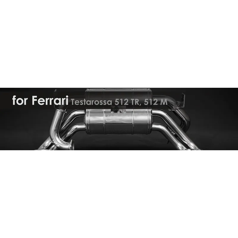 512 TR 512 M Testarossa | Capristo - Exhaust system without exhaust valves cat version (Sound 1,2,3)